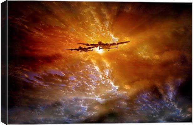 "Fire in the Sky" Canvas Print by Jason Green
