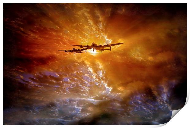 "Fire in the Sky" Print by Jason Green