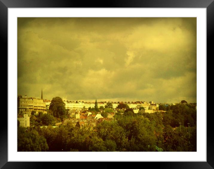  Historic Clifton from Ashton, Bristol. Framed Mounted Print by Heather Goodwin