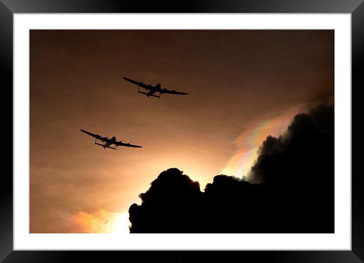 Lancasters  Framed Mounted Print by J Biggadike