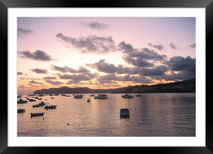 And The Evening Draws In Framed Mounted Print by Gavin Liddle
