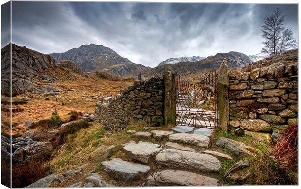 Enigmatic Devils Gate Entrance Canvas Print by Mike Shields