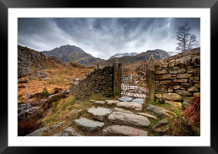 Enigmatic Devils Gate Entrance Framed Mounted Print by Mike Shields