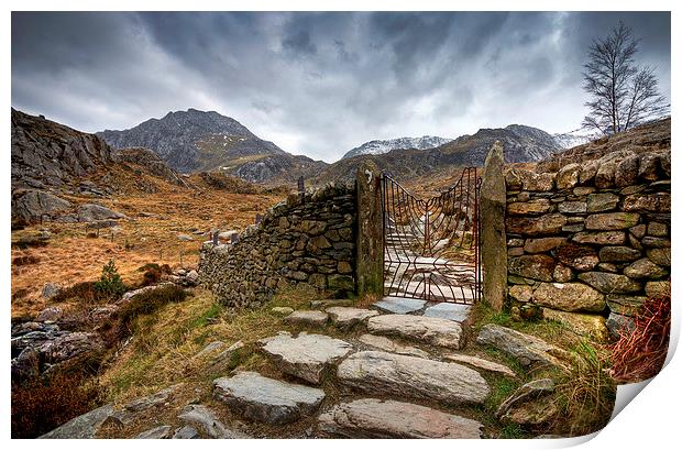 Enigmatic Devils Gate Entrance Print by Mike Shields