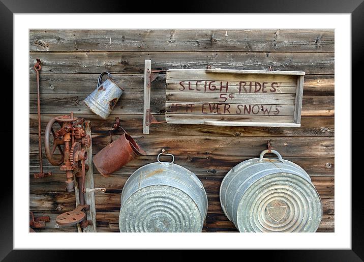  Sleigh Rides Framed Mounted Print by Brian Ewing