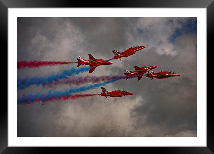  Red Arrows 'Rollback' Framed Mounted Print by Phil Clements