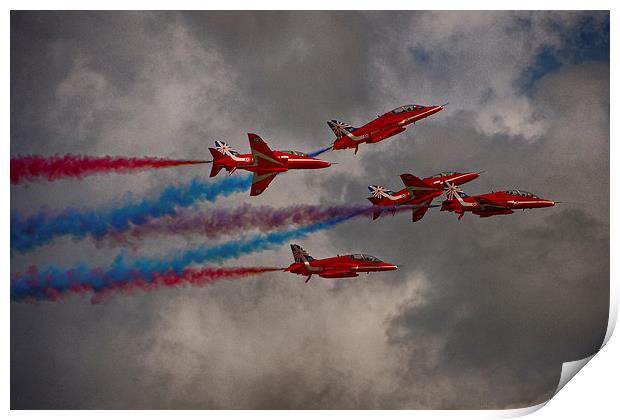  Red Arrows 'Rollback' Print by Phil Clements