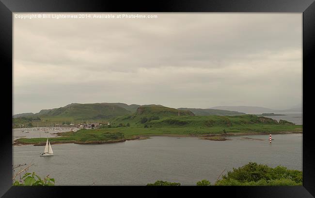  Isle of Kerrera , Dull Day Framed Print by Bill Lighterness