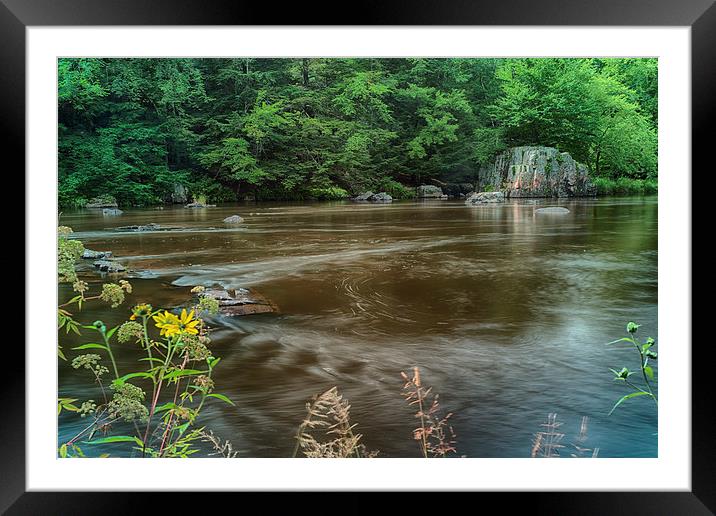  Serene Stream Framed Mounted Print by Jonah Anderson Photography