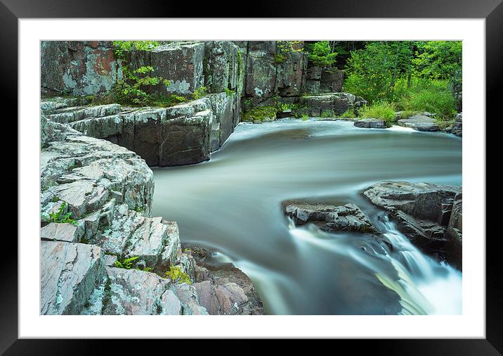 Dells of the Eau Claire  Framed Mounted Print by Jonah Anderson Photography
