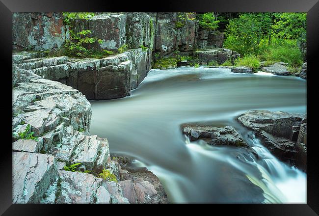 Dells of the Eau Claire  Framed Print by Jonah Anderson Photography