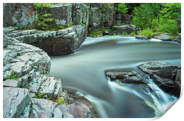 Dells of the Eau Claire  Print by Jonah Anderson Photography