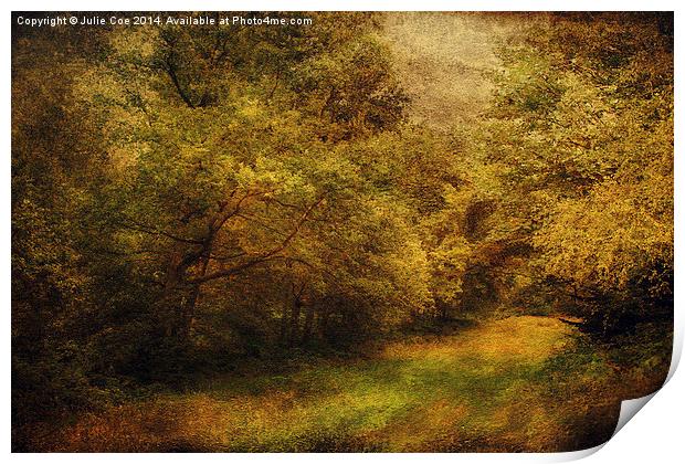 Blickling Woods 13 Print by Julie Coe