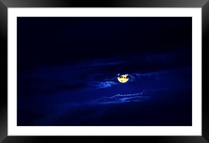 Goodnight Moon Framed Mounted Print by Peta Thames