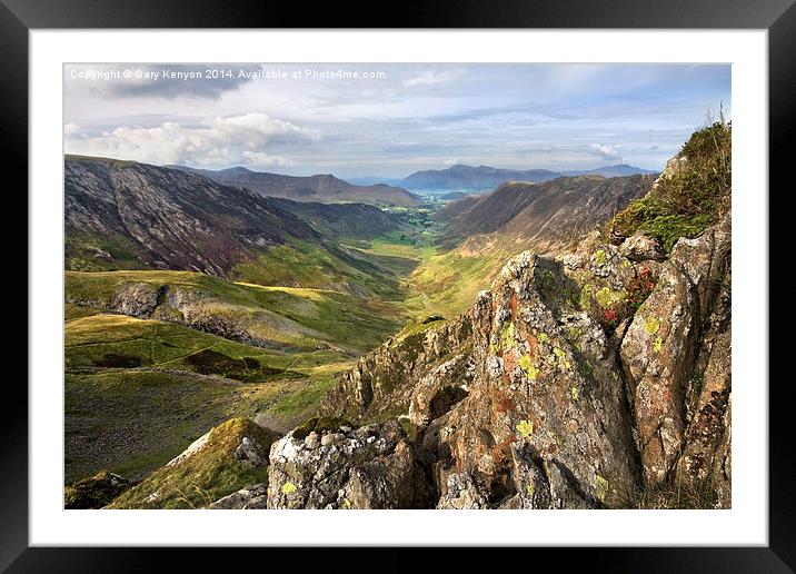  The Newlands Valley Framed Mounted Print by Gary Kenyon