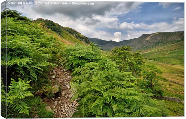  Rough Crag Canvas Print by Gary Kenyon