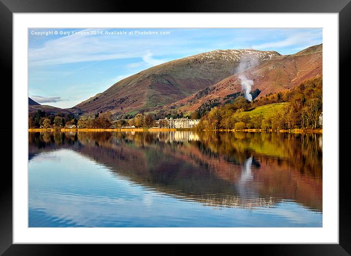  Grasmere Reflections Framed Mounted Print by Gary Kenyon