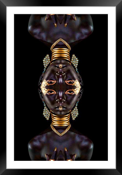  African Goddess Framed Mounted Print by Matthew Lacey