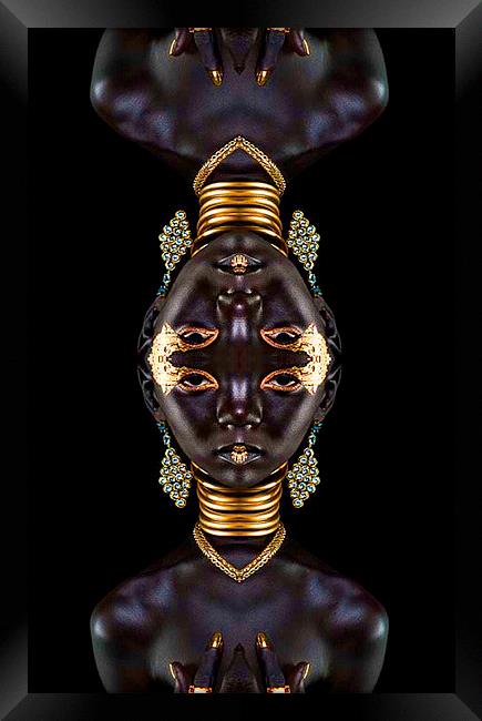  African Goddess Framed Print by Matthew Lacey