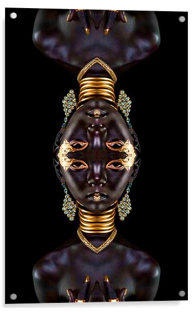  African Goddess Acrylic by Matthew Lacey