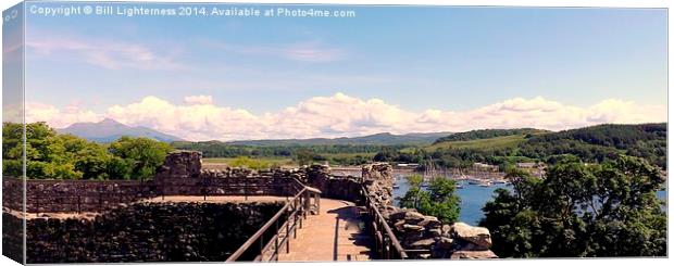  View from the Battlements Canvas Print by Bill Lighterness