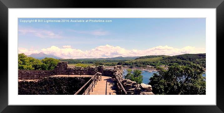  View from the Battlements Framed Mounted Print by Bill Lighterness