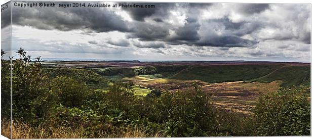  Hole Of Horcum Canvas Print by keith sayer