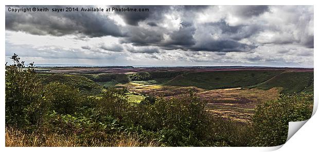  Hole Of Horcum Print by keith sayer