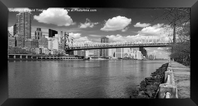  Queensboro Bridge II Framed Print by David Tinsley