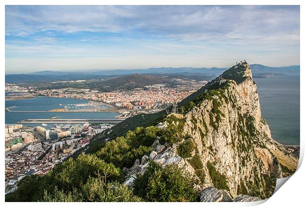  The Rock Of Gibraltar Print by Judith Lightfoot