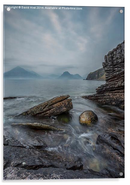  Elgol,in, Scotland,Isle of Skye, Acrylic by David Hirst
