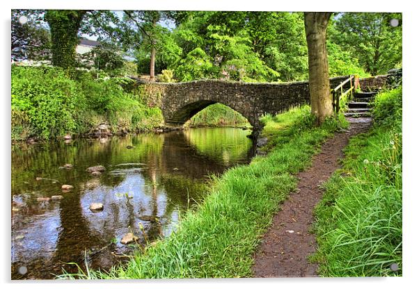  Clapham North Yorkshire Acrylic by Gary Kenyon