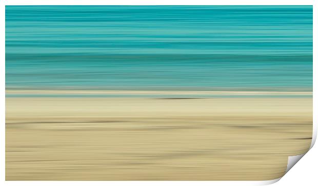 St Ninian's abstract  Print by Heather Newton