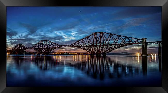  Forth Rail Bridge - NLCs Framed Print by Shane Hardy
