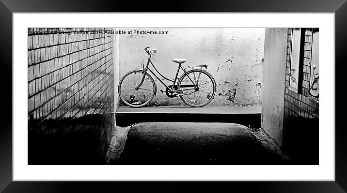  bicycle Framed Mounted Print by Doug McRae
