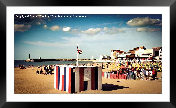  Margate Beach Framed Mounted Print by Graham Beerling