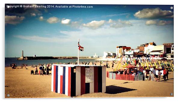  Margate Beach Acrylic by Graham Beerling