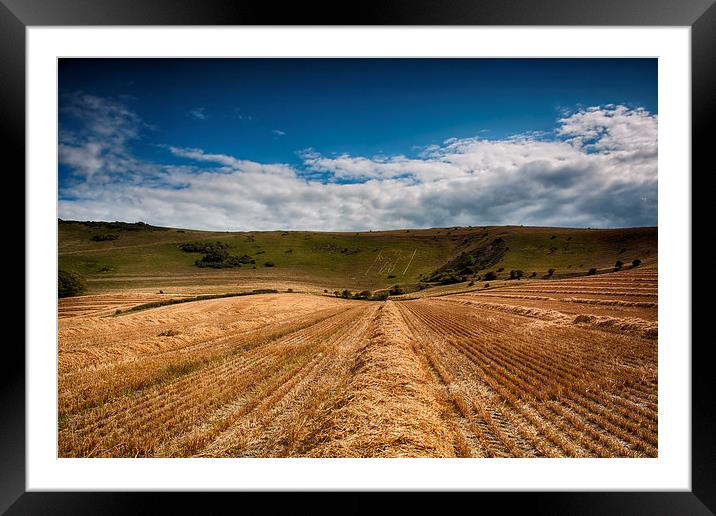  The Long Man Framed Mounted Print by Phil Clements