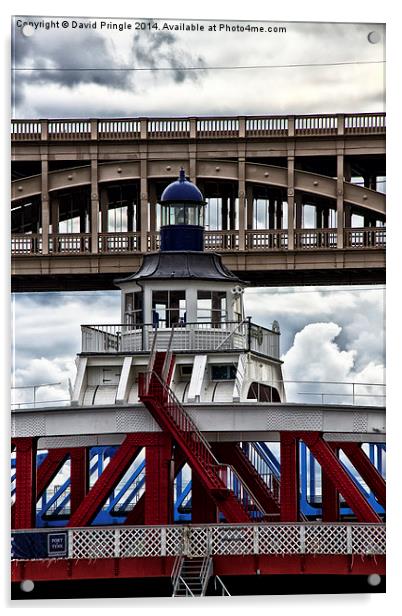 Swing Bridge Acrylic by David Pringle