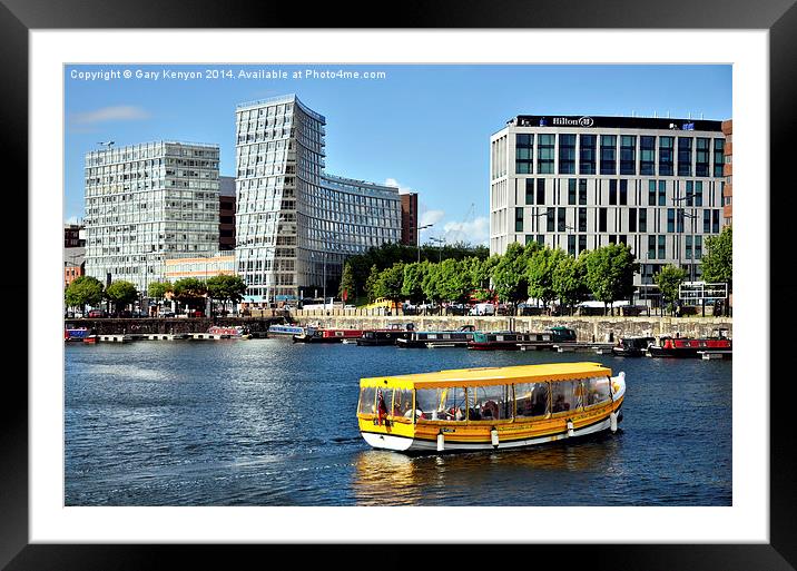  Yellow Duck Marine Liverpool Framed Mounted Print by Gary Kenyon