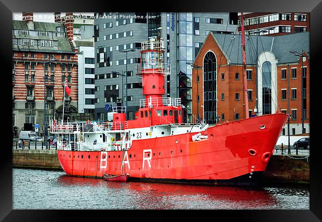  Liverpool BAR Boat Framed Print by Gary Kenyon