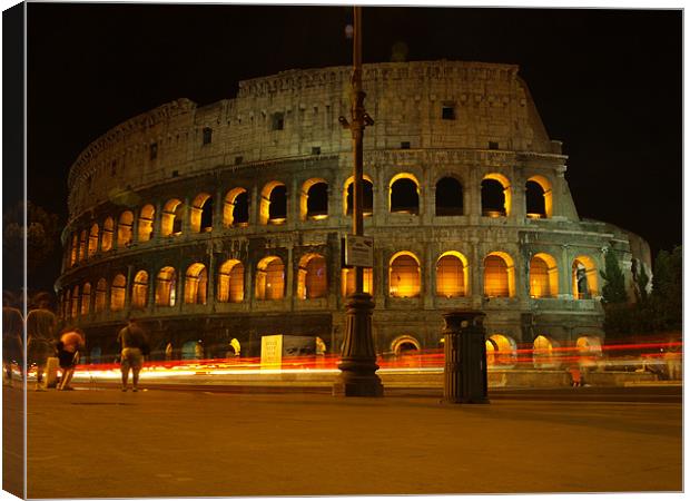 Colosseum part 2 Canvas Print by dave bownds
