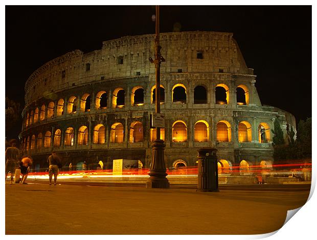 Colosseum part 2 Print by dave bownds