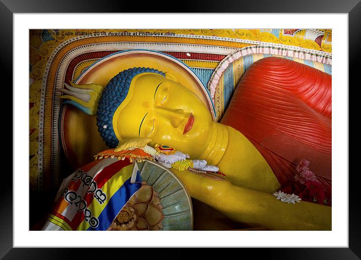  Buddhas rest Framed Mounted Print by Colin Brittain