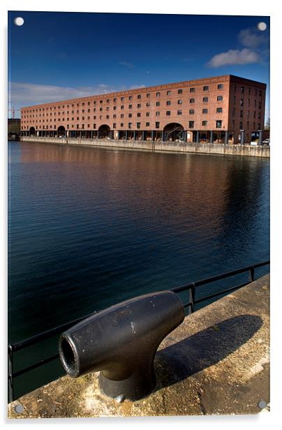  Albert Dock, Liverpool Acrylic by Dave Hudspeth Landscape Photography