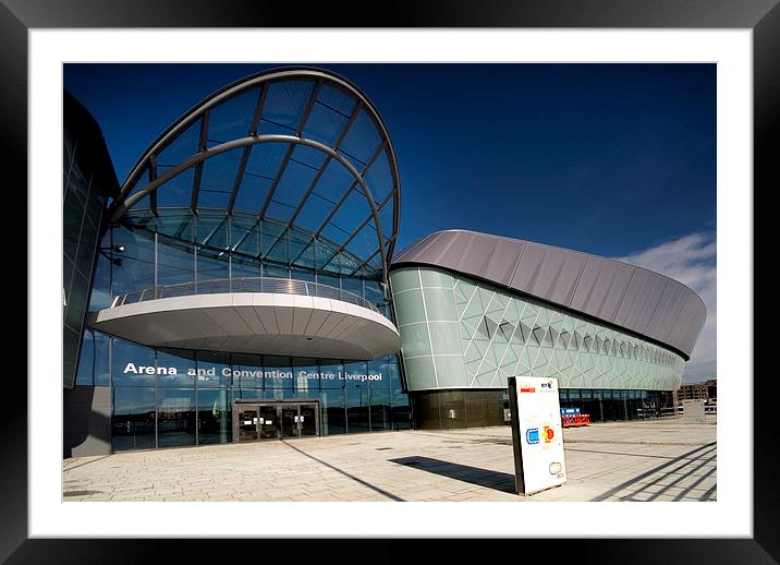  The Liverpool Arena Framed Mounted Print by Dave Hudspeth Landscape Photography