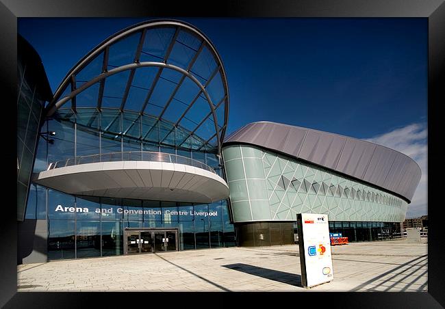  The Liverpool Arena Framed Print by Dave Hudspeth Landscape Photography