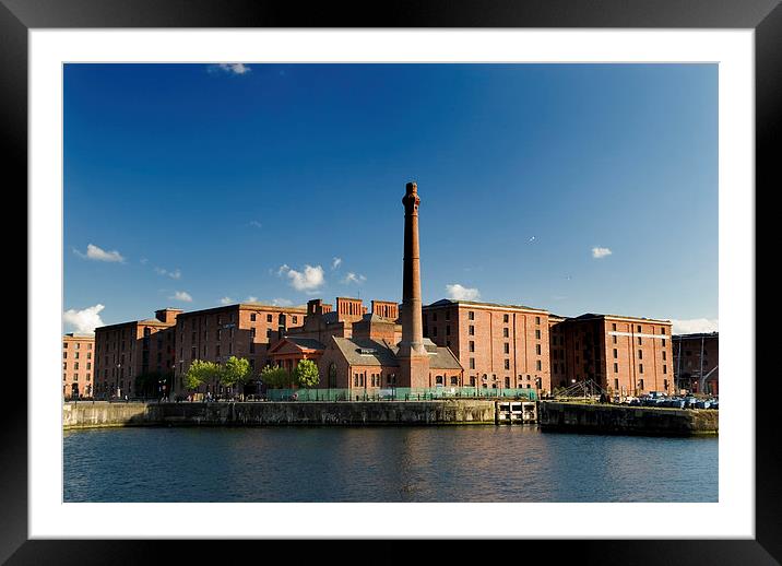  The Albert Dock, Liverpool Framed Mounted Print by Dave Hudspeth Landscape Photography