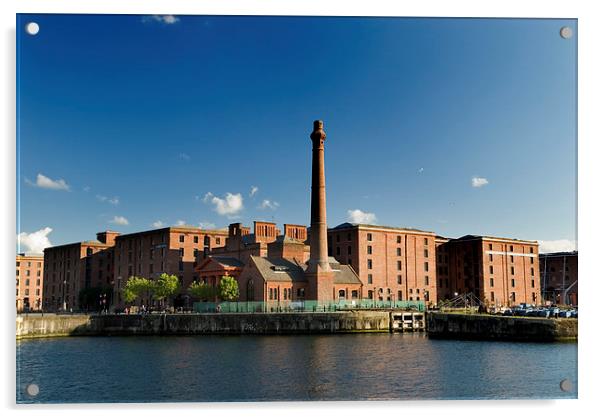  The Albert Dock, Liverpool Acrylic by Dave Hudspeth Landscape Photography