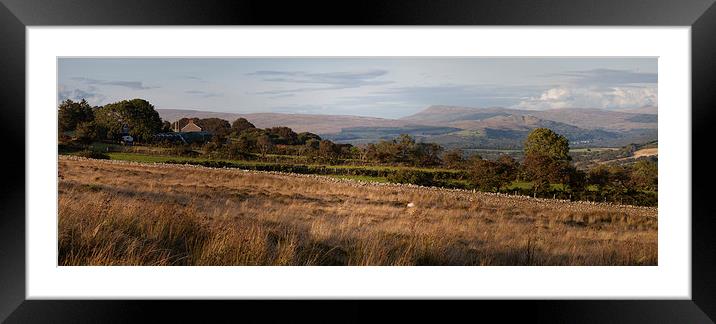  Welsh Brecon hills  Framed Mounted Print by Leighton Collins